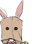 Paper Bag Bunny Girl